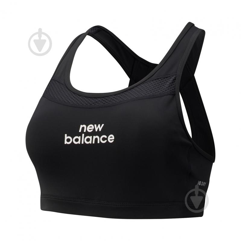 Бра New Balance WB61310BIT р.XS черный - фото 1