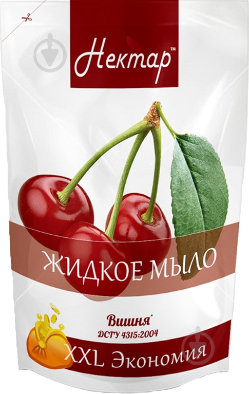 Мыло жидкое Нектар Вишня doy-pack 500 мл - фото 1