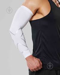 Нарукавники 2XU Compression Arm Guard (Single) UA3196a_WHT/SIL р.XS білий - фото 2