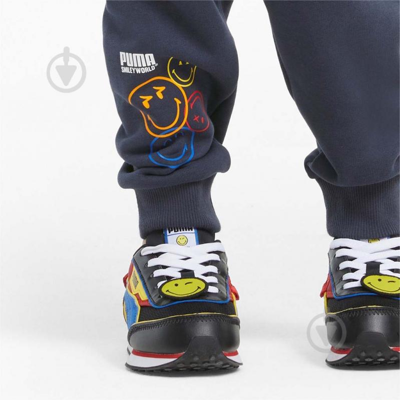 Брюки Puma SW SWEATPANTS 84697343 р. 110 синий - фото 4