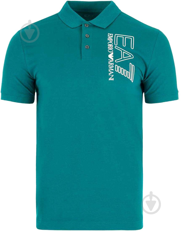 Футболка EA7 POLO SHIRT 3LPF16-PJ03Z-1839 р.2XL бирюзовый - фото 1