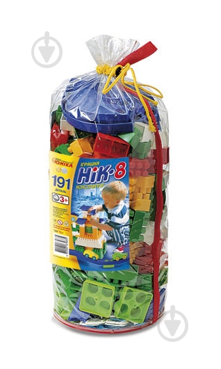 Конструктор ЮНІКА НІК-8 191 дет. 0835 - фото 1