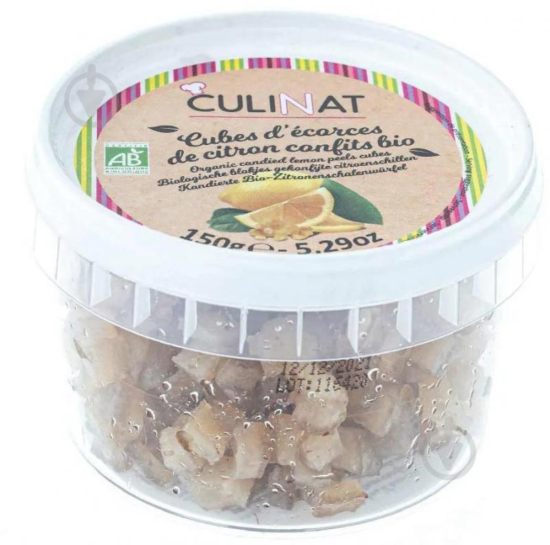 Цукаты Culinat лимонные органические 150 г - фото 1 Цукаты Culinat лимонные органические 150 г - фото 1