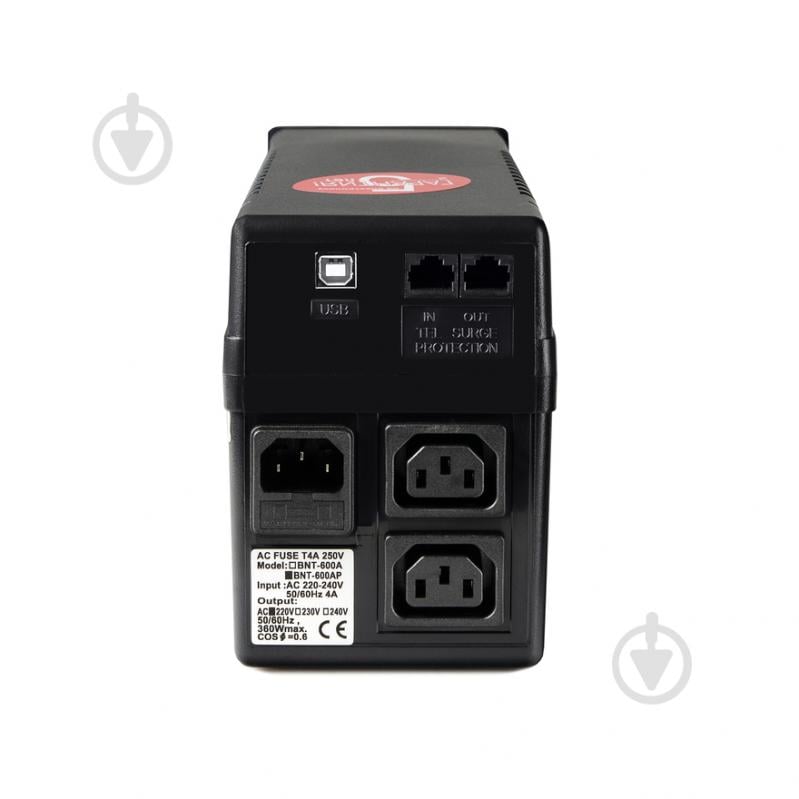 Джерело безперебійного живлення (ДБЖ) Powercom BNT-800AP USB - фото 3