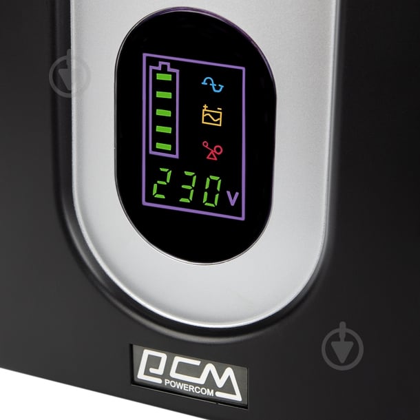 Источник бесперебойного питания (ИБП) Powercom IMD-1500AP LCD - фото 3