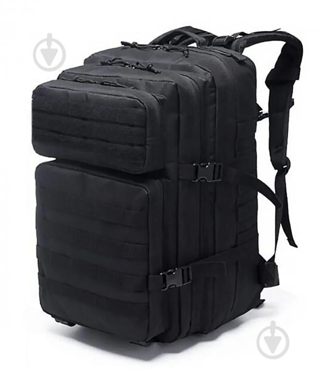 Рюкзак тактический 1991 ТМ водонепроницаемый OXFORD 50л, Black - фото 1 Рюкзак тактический 1991 ТМ водонепроницаемый OXFORD 50л, Black - фото 1