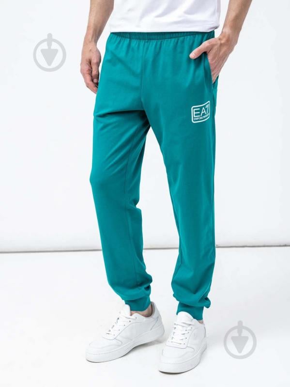 Брюки EA7 TROUSER 3LPP57-PJCSZ-1839 р. L бирюзовый - фото 1