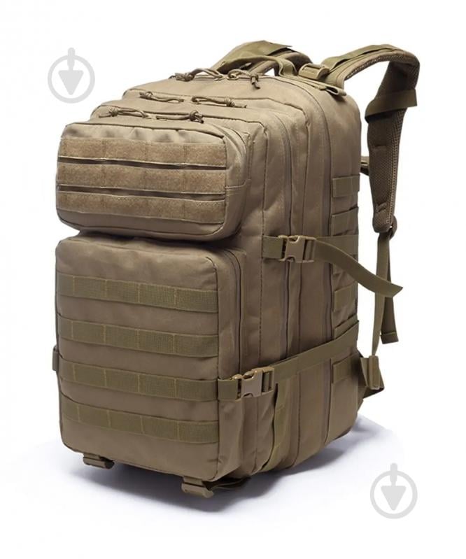 Рюкзак тактический 1991 ТМ водонепроницаемый OXFORD 50л, Tan - фото 1