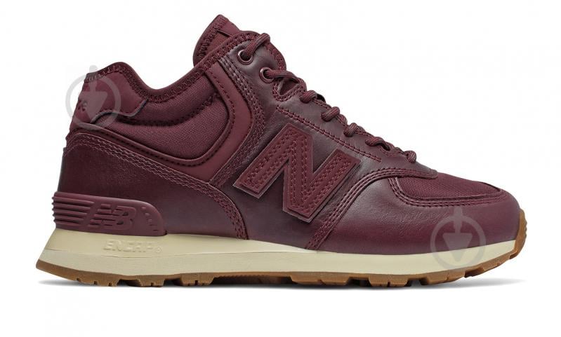 Кросівки жіночі зимові New Balance WH574BC р.37 бордові - фото 1