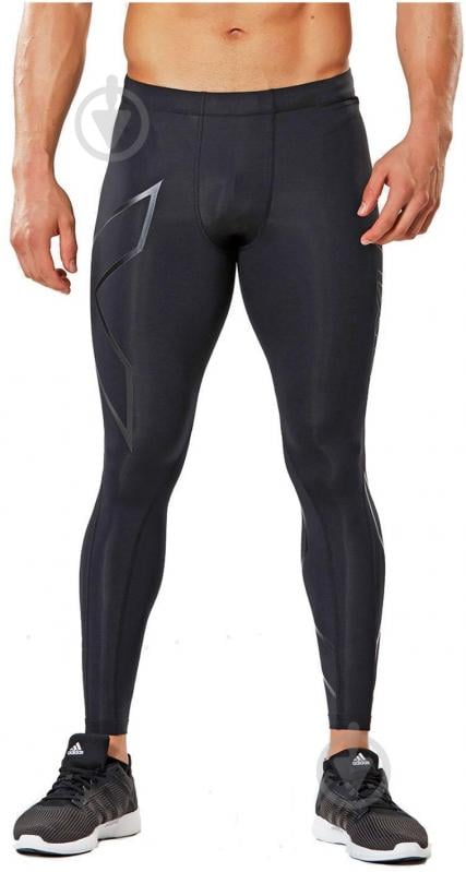 Лосины 2XU Core Compression Tights MA3849b_BLK/NRO р.L черный - фото 1