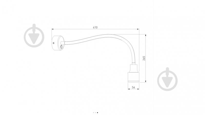 Светильник настенный Strotskis Molly 1x7 Вт серебряный 1015 MRL LED - фото 3