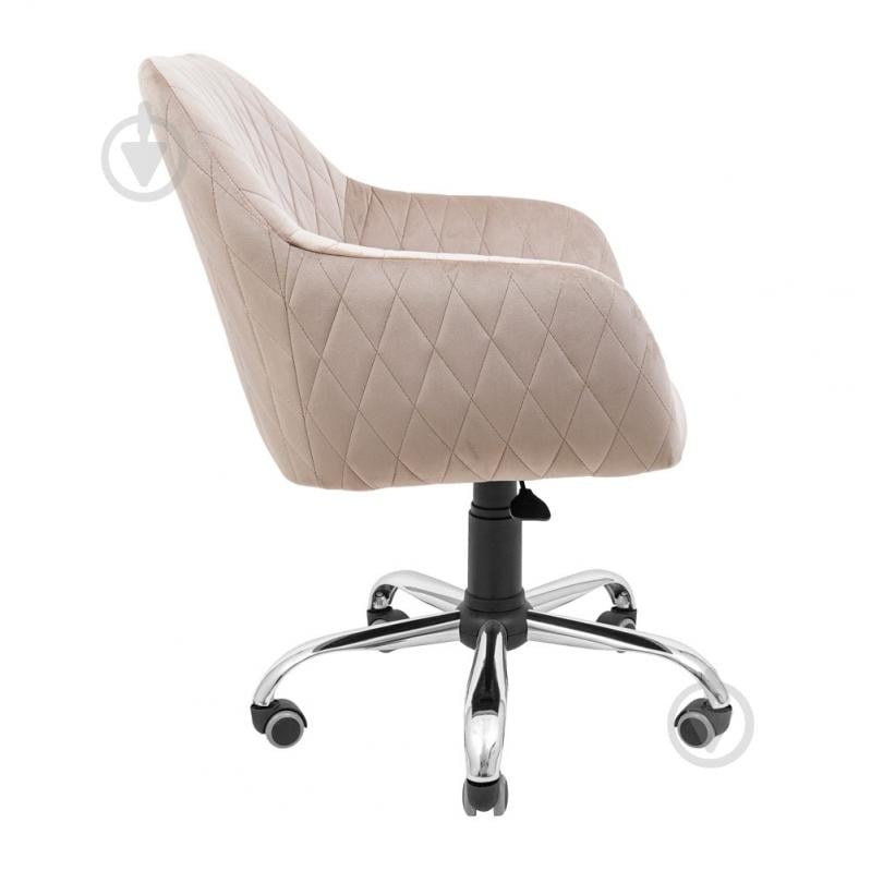 Кресло Richman Либерти Ю Рол хром/жасмин 21 бежевый - фото 3 Кресло Richman Либерти Ю Рол хром/жасмин 21 бежевый - фото 3