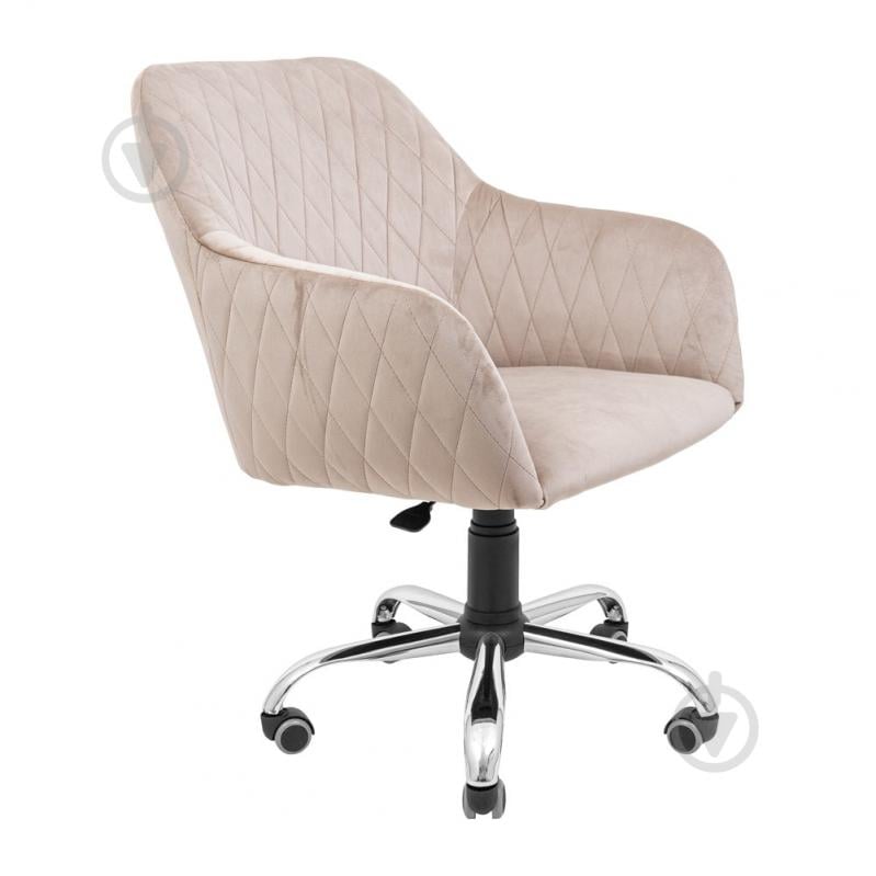 Кресло Richman Либерти Ю Рол хром/жасмин 21 бежевый - фото 1 Кресло Richman Либерти Ю Рол хром/жасмин 21 бежевый - фото 1