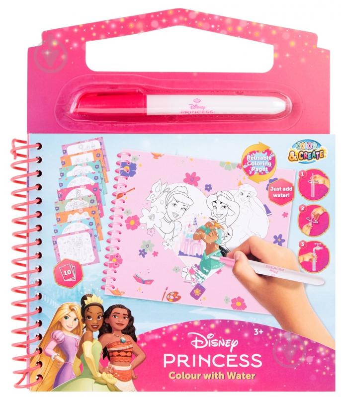 Розмальовка водяна Disney Princess DP24354 - фото 1 Розмальовка водяна Disney Princess DP24354 - фото 1