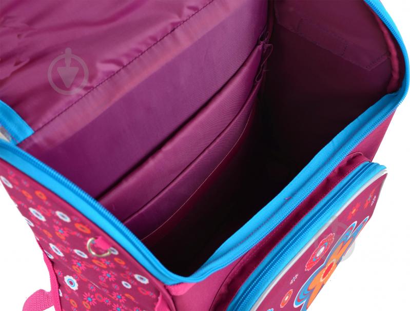 Рюкзак каркасный 1 вересня Flowers red - фото 5