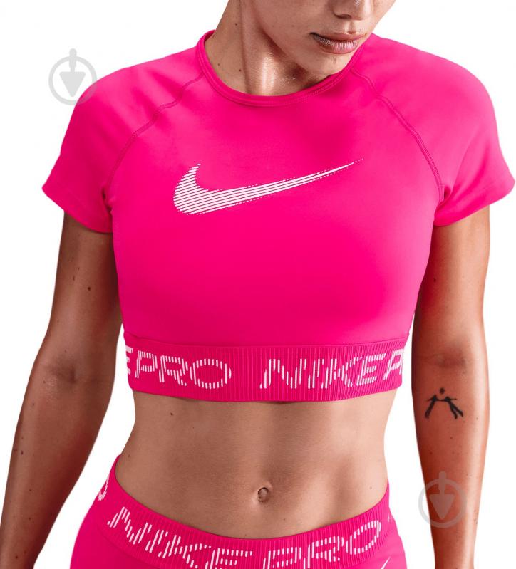 Топ Nike Pro HV3673-666 р.S розовый - фото 1