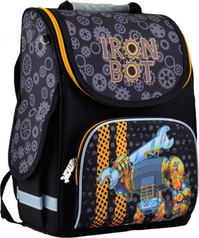Рюкзак каркасный 1 вересня Iron bot - фото 1 Рюкзак каркасный 1 вересня Iron bot - фото 1