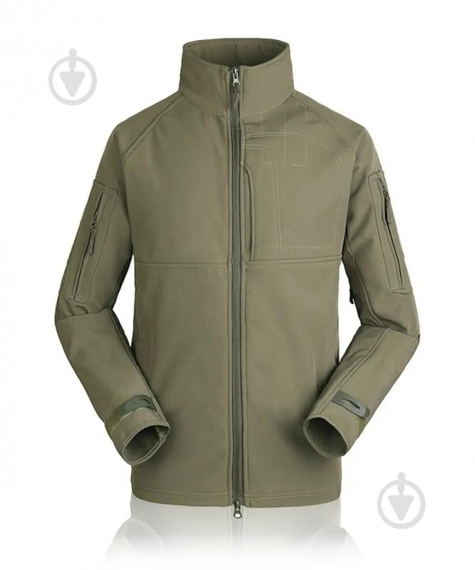 Куртка чоловіча 1991 ТМ тактична SoftShell на флісі 34123-JA-02-G-4XL р.4XL - фото 1