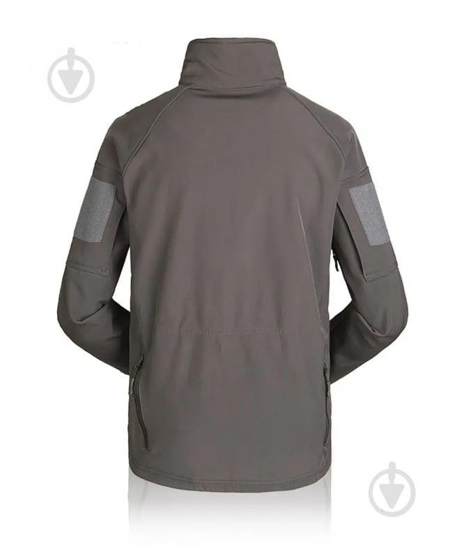 Куртка мужская 1991 ТМ тактическая SoftShell на флисе 34123-JA-02-Gr-M р.M - фото 2 Куртка мужская 1991 ТМ тактическая SoftShell на флисе 34123-JA-02-Gr-M р.M - фото 2