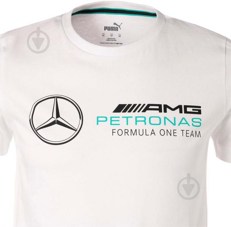 Футболка Puma MAPF1 LOGO TEE 53072203 р.M белый - фото 9