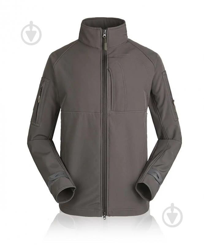 Куртка мужская 1991 ТМ тактическая SoftShell на флисе 34123-JA-02-Gr-2XL р.2XL - фото 1 Куртка мужская 1991 ТМ тактическая SoftShell на флисе 34123-JA-02-Gr-2XL р.2XL - фото 1