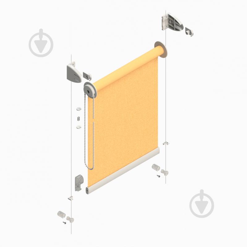 Ролета мини Rollotex LEN с фиксацией под наклон 31x90 см белая - фото 4