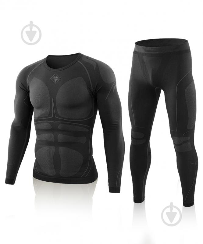 Термобелье 1991 ТМ бесшовная, комплект, 34123-JA-09-3-B-S р.S black - фото 1 Термобелье 1991 ТМ бесшовная, комплект, 34123-JA-09-3-B-S р.S black - фото 1