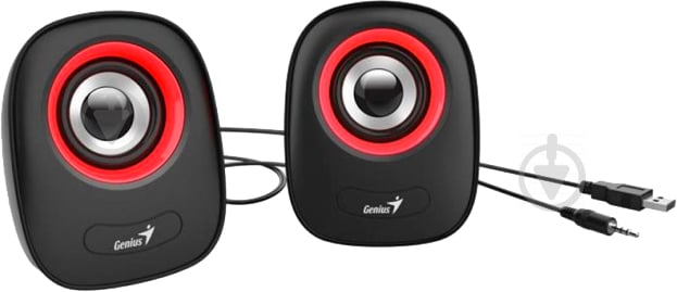 Акустична система Genius SP-Q160 2.0 red (31730027401) - фото 2