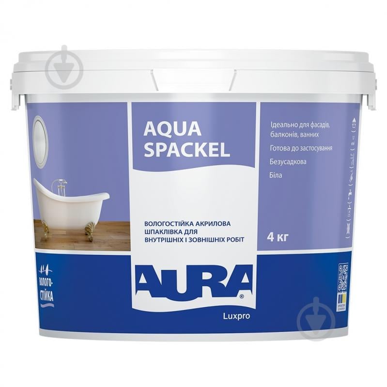 Шпаклівка Aura Luxpro Aqua Spackel 4 кг - фото 1