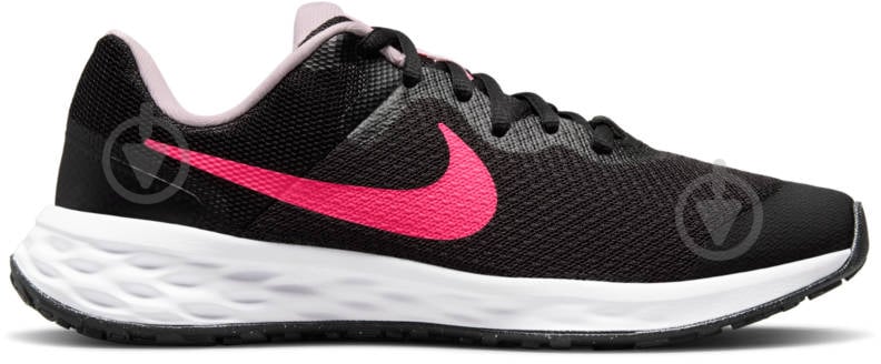 Кроссовки демисезонные Nike REVOLUTION 6 DD1096-007 р.39 черные - фото 1