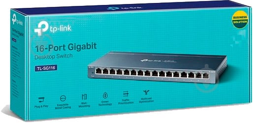 Коммутатор TP-Link TL-SG116 - фото 4