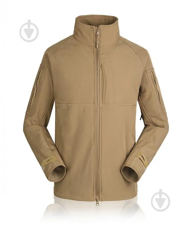 Куртка чоловіча 1991 ТМ тактична на флісі 34123-JA-02-T-4XL р.4XL світло-коричневий - фото 1 Куртка чоловіча 1991 ТМ тактична на флісі 34123-JA-02-T-4XL р.4XL світло-коричневий - фото 1