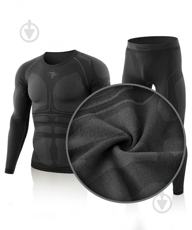 Термобелье 1991 ТМ бесшовная, комплект, 34123-JA-09-3-B-3XL р.3XL black - фото 3 Термобелье 1991 ТМ бесшовная, комплект, 34123-JA-09-3-B-3XL р.3XL black - фото 3