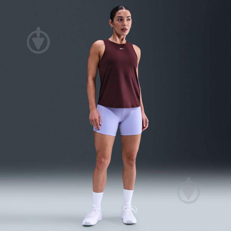 Майка Nike One Classic IB9385-652 р.M бордовый - фото 3
