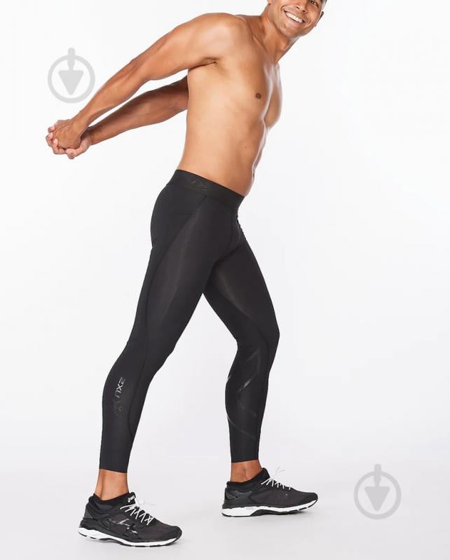 Лосины 2XU Force Compression Tights MA5365b_BLK/NRO р.S черный - фото 3