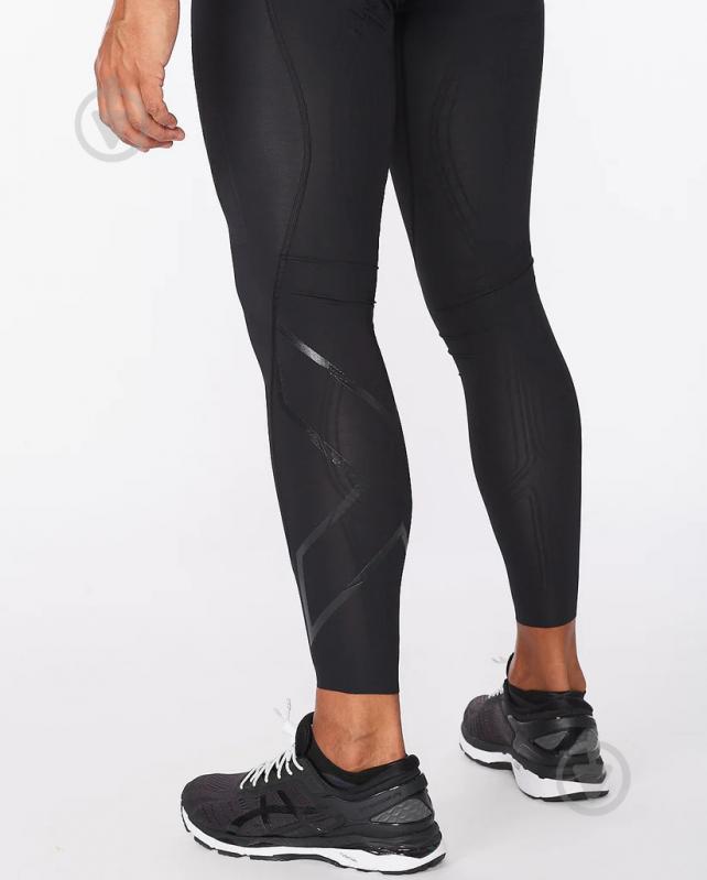 Лосины 2XU Force Compression Tights MA5365b_BLK/NRO р.S черный - фото 5