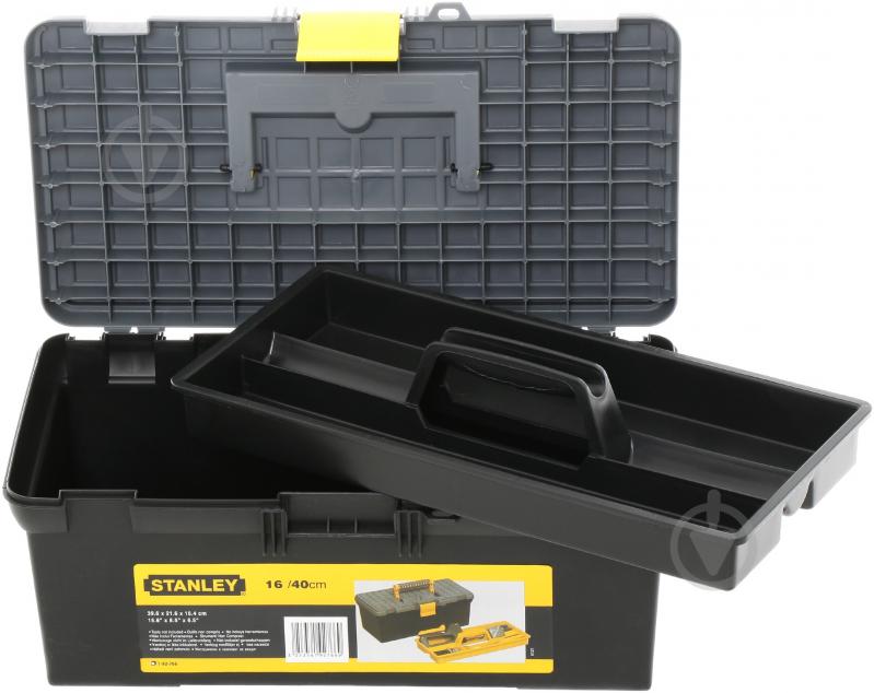 Ящик для ручного инструмента Stanley 16" 1-92-766 - фото 3 Ящик для ручного инструмента Stanley 16" 1-92-766 - фото 3