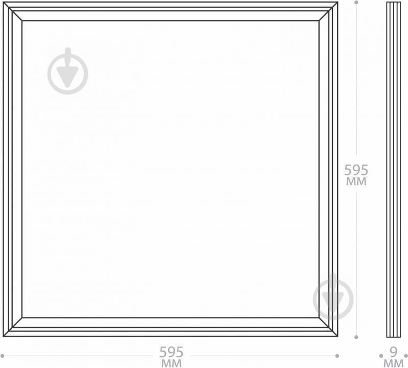 Светильник административный LED LightMaster 40 Вт LP-611 4000 K IP20 - фото 5