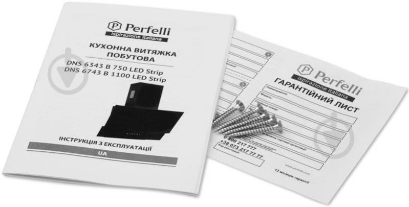 Вытяжка Perfelli DNS 6743 B 1100 BL LED Strip - фото 7 Вытяжка Perfelli DNS 6743 B 1100 BL LED Strip - фото 7