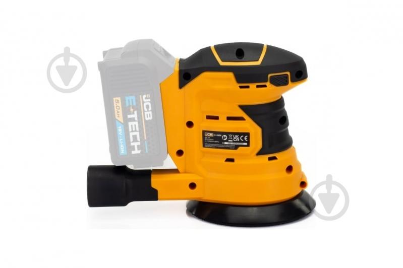 Шліфмашина JCB орбітальна акумуляторна 18V JCB-18OS-B-E - фото 2