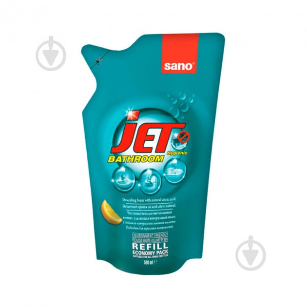 Средство для акриловых поверхностей JET Bathroom Sano 0,5 - фото 1