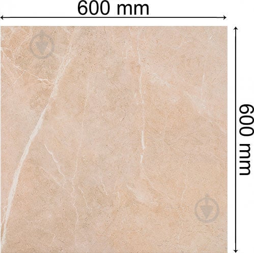 Плитка Ceramika Paradyz Ibis beige gres szkl. Mat. 60x60 - фото 6