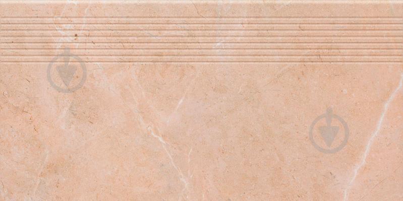 Плитка Ceramika Paradyz Ibis beige stopnica prosta mat. 30x60 - фото 3