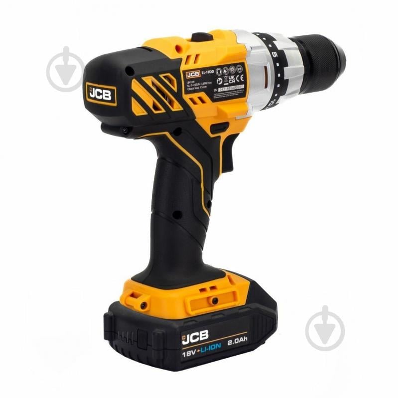 Шуруповерт ударний акумуляторний JCB JCB-18DD-2X-E - фото 2