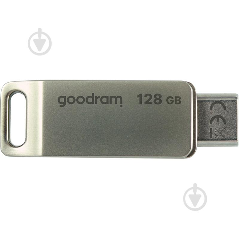 Флешпам'ять Goodram ODA3 Metal 128 ГБ USB 3.2 USB Type-C silver (ODA3-1280S0R11) - фото 1