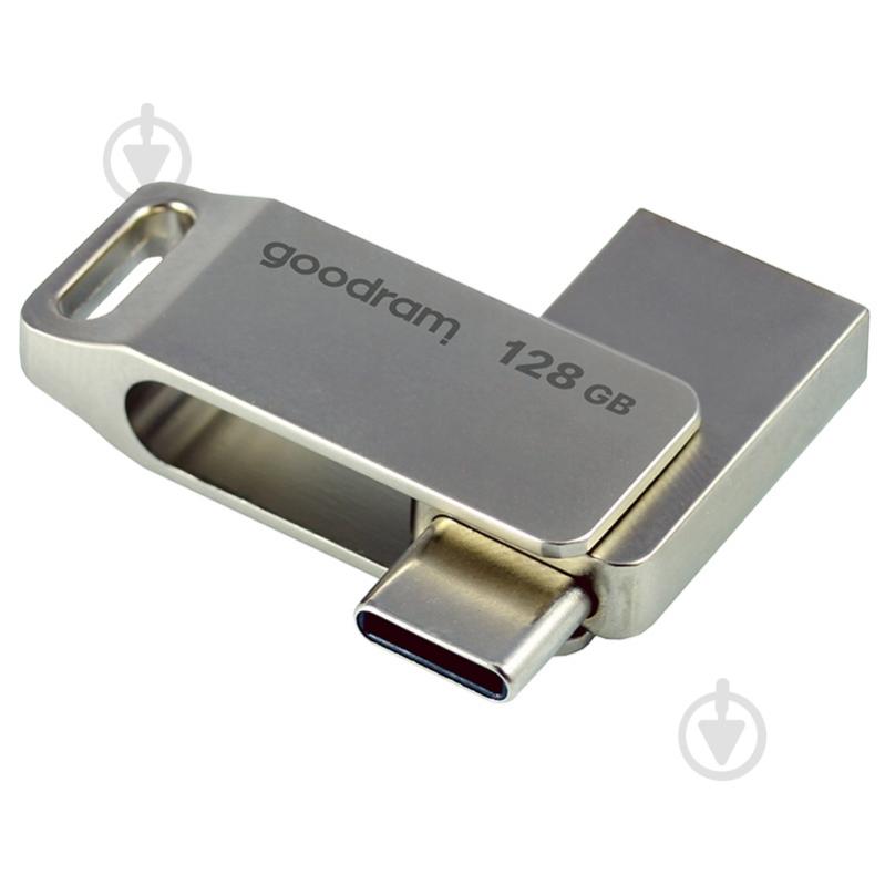 Флешпам'ять Goodram ODA3 Metal 128 ГБ USB 3.2 USB Type-C silver (ODA3-1280S0R11) - фото 3