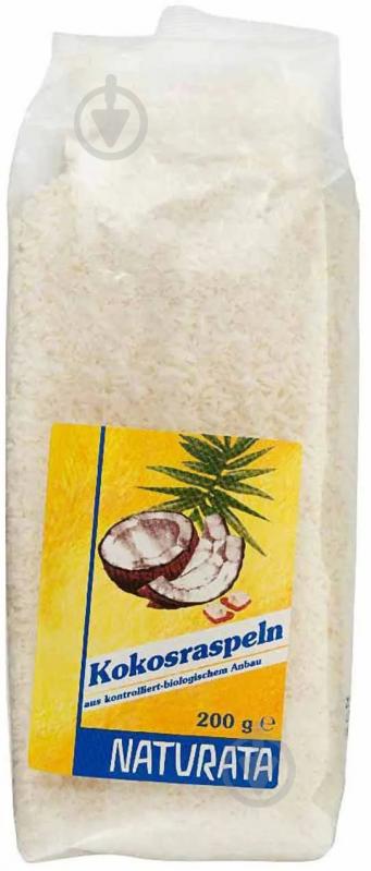 Кокосовая стружка Naturata 200 г - фото 1 Кокосовая стружка Naturata 200 г - фото 1