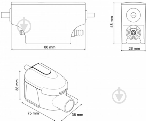 Насос для отвода конденсата SICCOM mini Flowatch 2 Silence - фото 4 Насос для отвода конденсата SICCOM mini Flowatch 2 Silence - фото 4