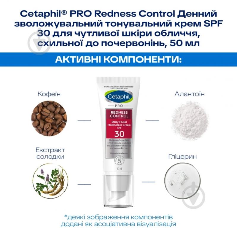 Крем для лица дневной Cetaphil PRO Redness Control PRO Redness Control SPF 30 50 мл - фото 2