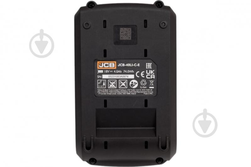 Батарея аккумуляторная JCB 18,0V 4Ah JCB-40LI-C-E - фото 8 Батарея аккумуляторная JCB 18,0V 4Ah JCB-40LI-C-E - фото 8
